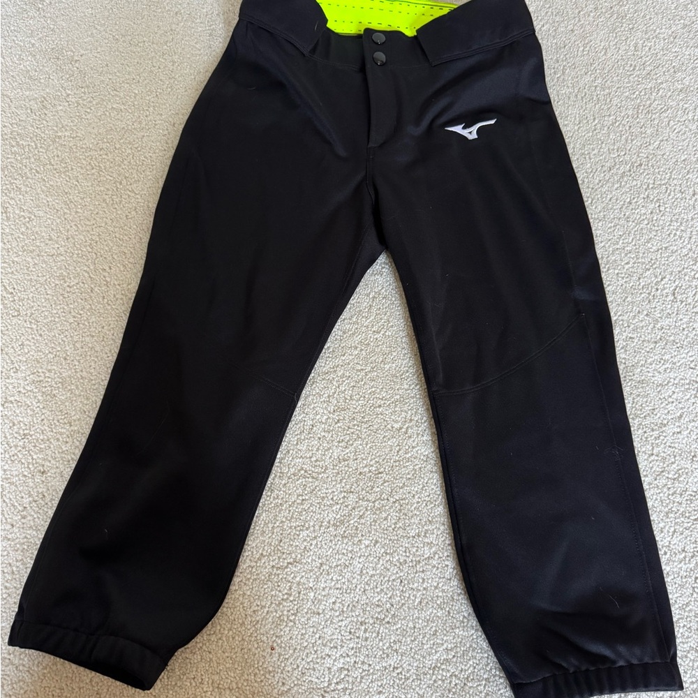 Mizuno Black Softball Pants